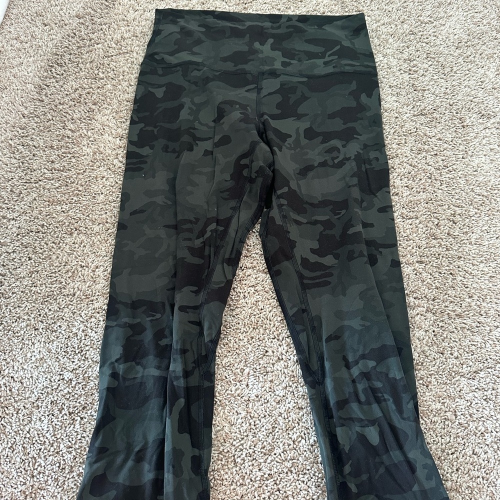 Lululemon Athletica Dark Camouflage Leggings
